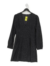 Uniqlo A-Line Midi Dress M in Black