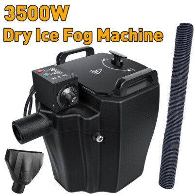 #ad #ad Dry Ice Fog Machine 3500W Dry Ice Low Lying Fog Machine Effect w Tube For Party $179.99
