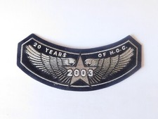 HARLEY-DAVIDSON PATCH COLLECTOR HOG 20 YEARS 2003 HD