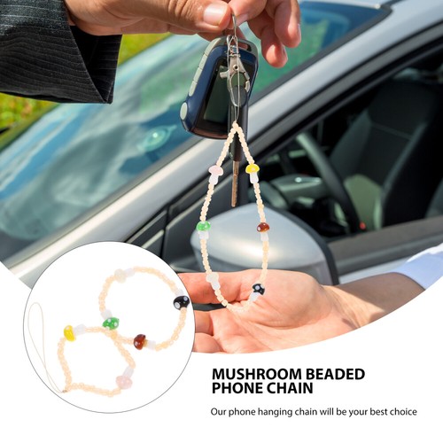 Mobilkette Pilz Handykette Selber Machen Mobiltelefone Charms -Kettenzubehör - Zdjęcie 4 z 12
