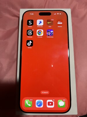 Apple iPhone 16 Pro Max  - 256 GB - Black (AT&T) With TIK TOK Installed