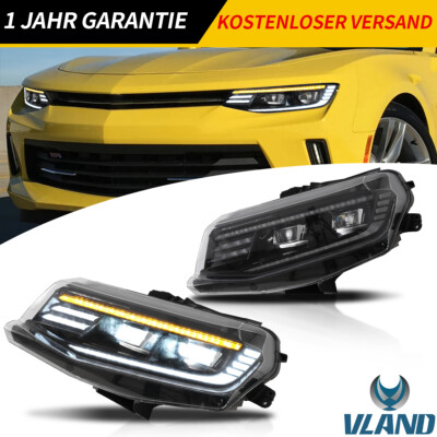 VLAND Scheinwerfer für 2016 2017 2018 Chevrolet Chevy Camaro LT SS RS ZL LS PAAR