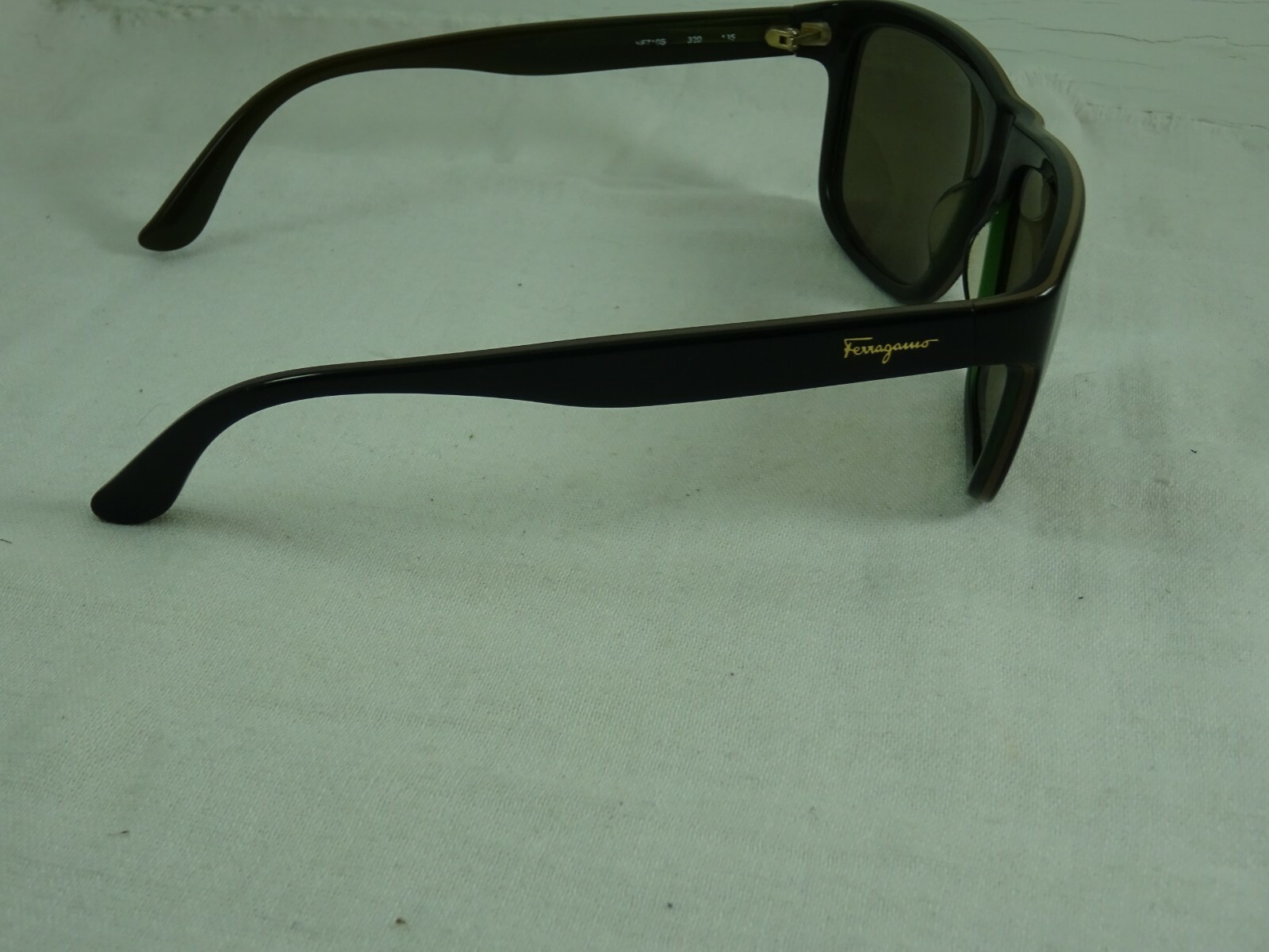 Salvatore Ferragamo Rectangular Square Black Fram… - image 8