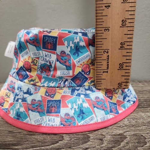 MARVEL SPIDER-MAN TODDLER BOYS REVERSIBLE BUCKET STYLE HAT NEW WITH TAG ONE SIZE - Picture 8 of 10