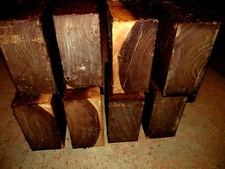 SIX (6) WALNUT BOWL BLANKS LATHE TURNING BLOCK WOOD LUMBER 5" X 5" X 3"