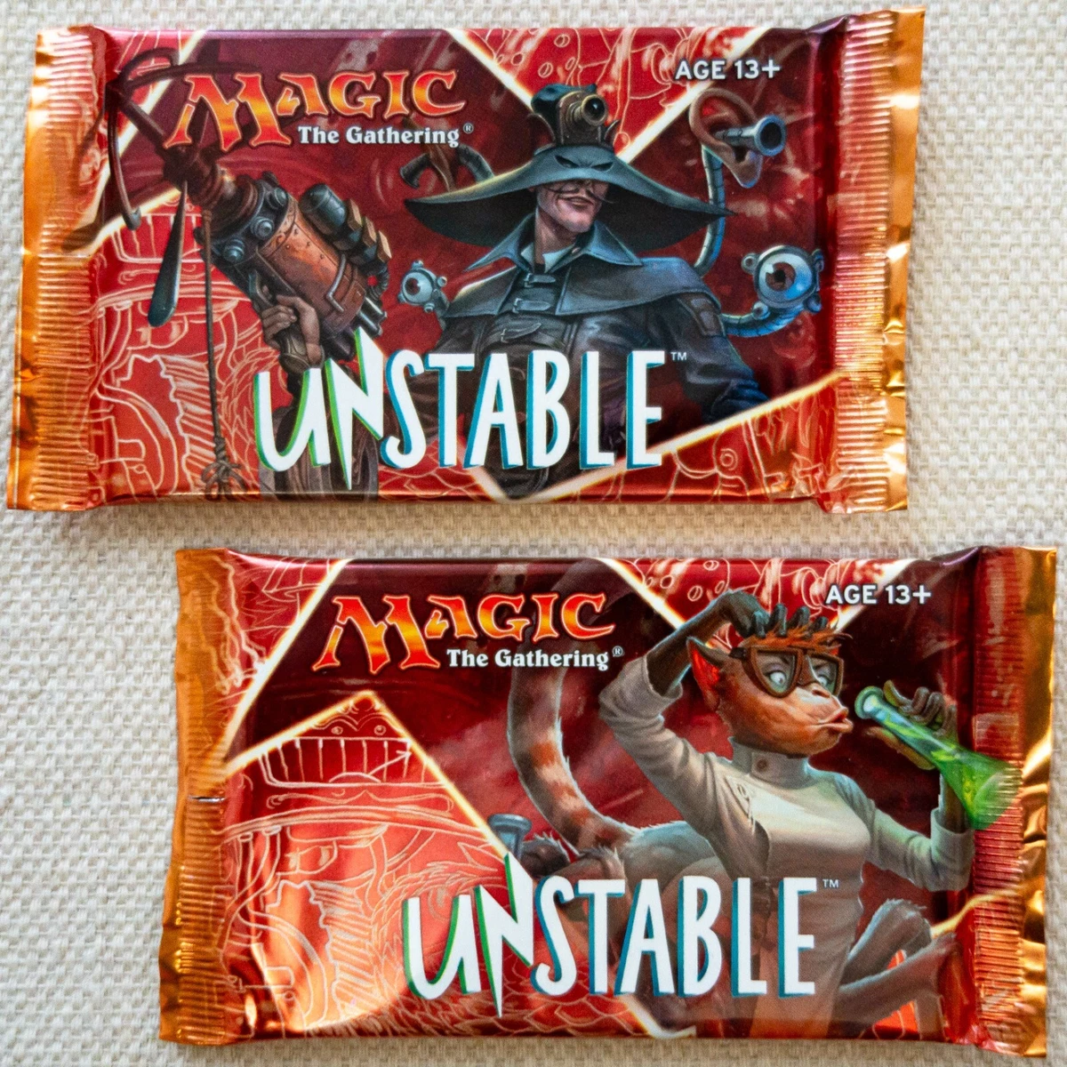 Magic: The Gathering Unstable Sealed Collectible Card Game Packs