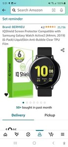 6x IQ Shield Screen Protector for Galaxy Watch Active2 44mm, 2019