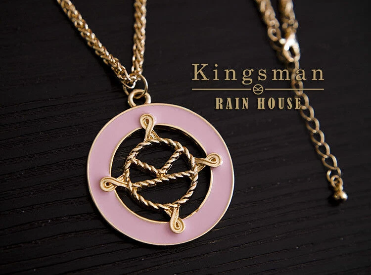 UNDERCOVER Collana con ciondolo Movie Kingsman: The Secret Service Spilla MEDAGLIA UOVA