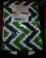 NEW BACATI Percale 3 PC Piece Toddler Crib Bed Set Green Blue Pola Dots NWT A02