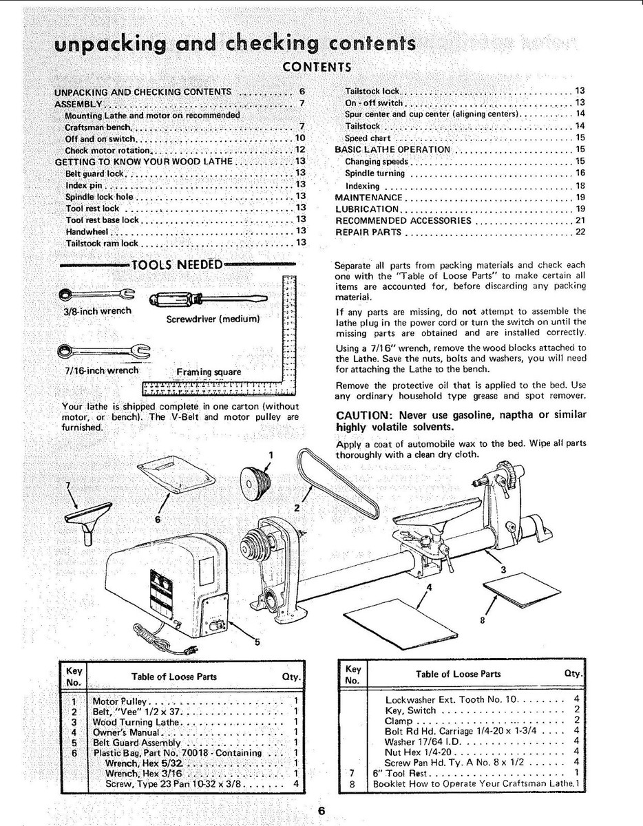 hrm様 Instruction Maint Owners Manual Fits Craftsman 12