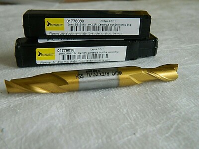 Interstate 11/32'' 9/16'' LOC 3-1/8'' OAL 2 Fl Square End Mill QTY 2