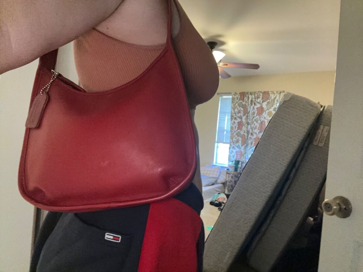 Red Vintage Coach 1920 Mini Ergo Bag Red | eBay Red Vintage Coach 1920 Mini Ergo Bag Red | eBay