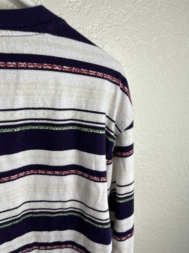 Camicia a righe orizzontali girocollo originale uso originale - multicolore - taglia S - Foto 8 di 10