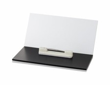 1" X 3" Name Tag / Badge Blanks with Pin - 10 Pack White 