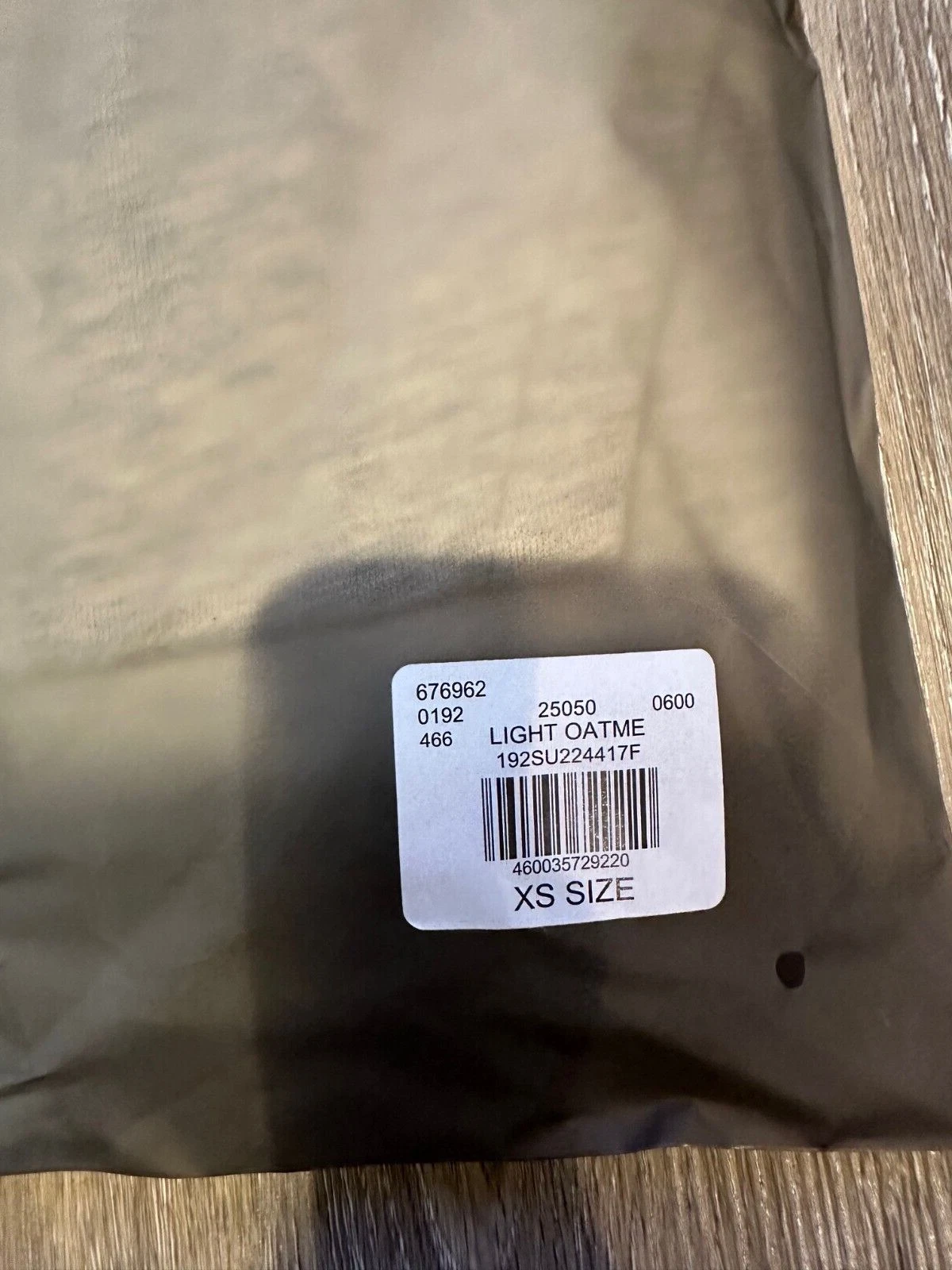 Felpa con cappuccio Essentials Fear of God farina d'avena leggera *AUTENTICA*