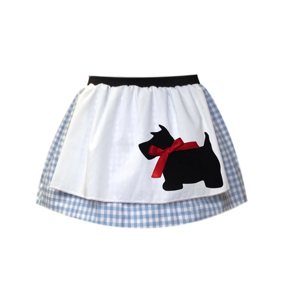 Girl's Red Riding Hood Gingham and Net Dance SKIRT Fancy Dress DANCE UK - Image 4 of 4