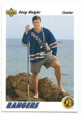 DOUG WEIGHT 1991-92 UPPER DECK ROOKIE CARD NM-MT CONDITION NEW YORK RANGERS