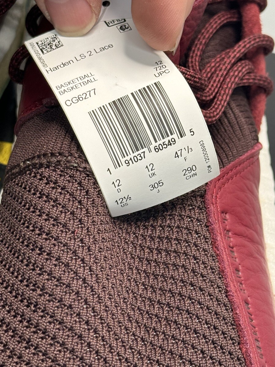 Adidas James Harden LS 2 Lace CG6277 Maroon Mint Basketball