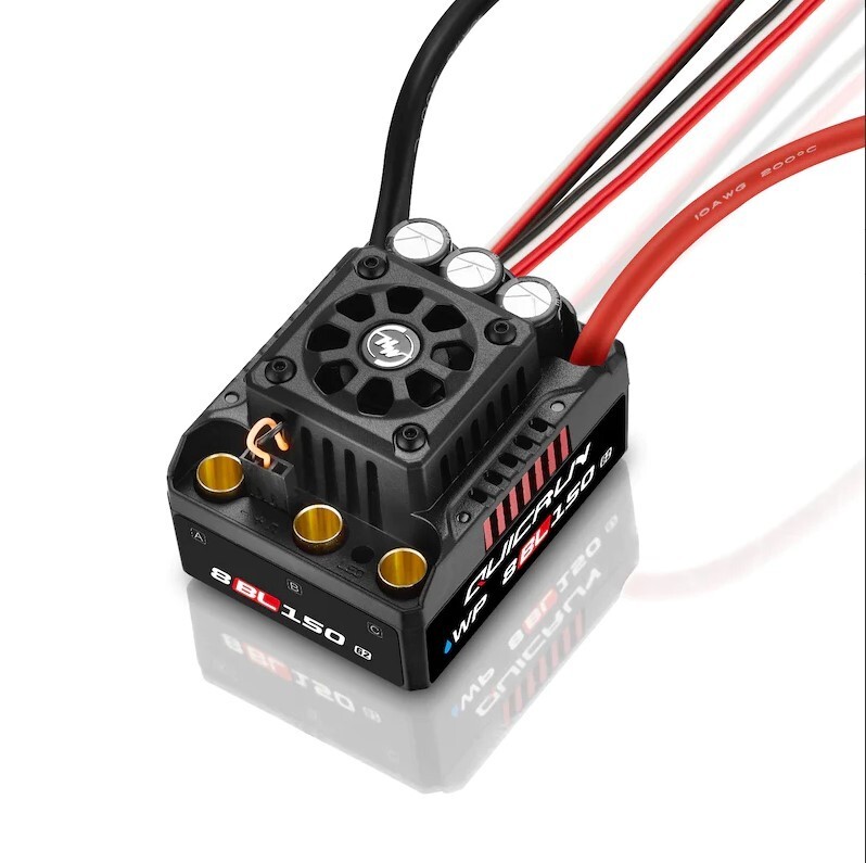 HOBBYWING QUICRUN WP8BL150 G2 BRUSHLESS 150A 3/6S LIPO 1:8 - ESC – D.P Modellismo