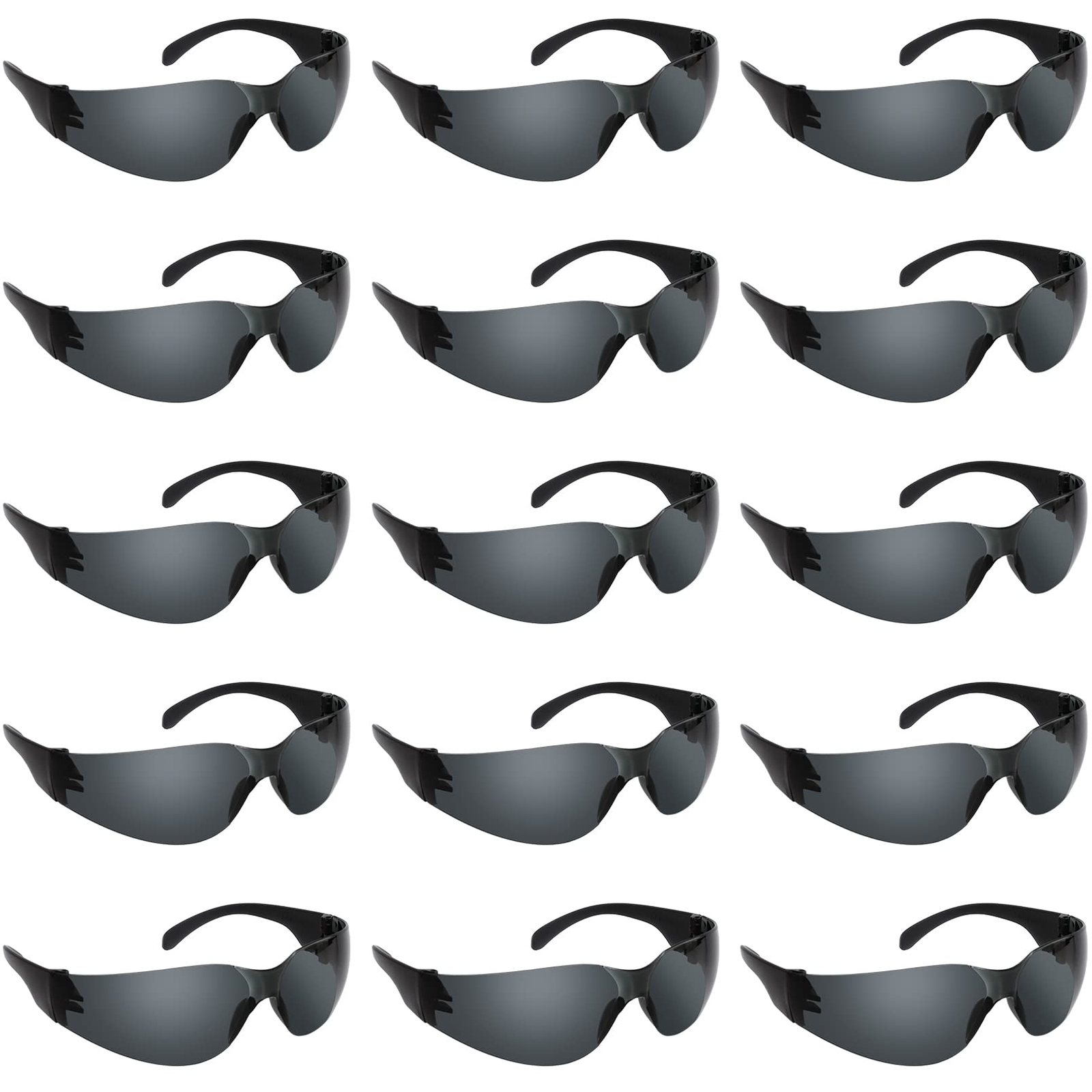 Erinnmy 12 Pack Safety Glasses,Tinted Protective Eyewear,Safety Eyewear Eye P...