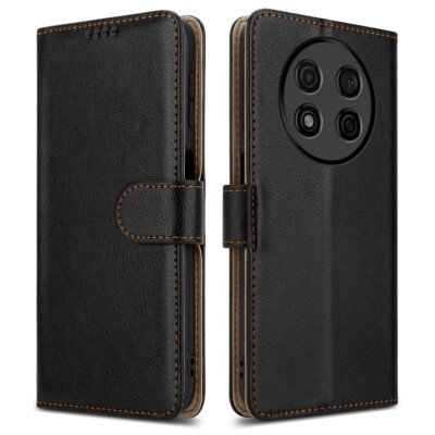 Für Ulefone Note 15 Hülle, schmale Leder Geldbörse magnetischer Klappständer Handyhülle