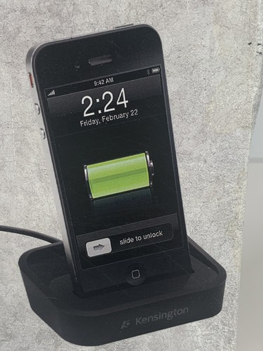 KENSINGTON iPhone and iPod Charging and Syncing Dock iPhone 3GS & 4s - Picture 2 of 7