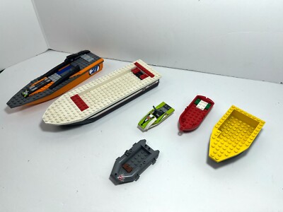 Lego Boat Instructions Easy LEGO Boat LOT: Boat Frm 60085 6433,