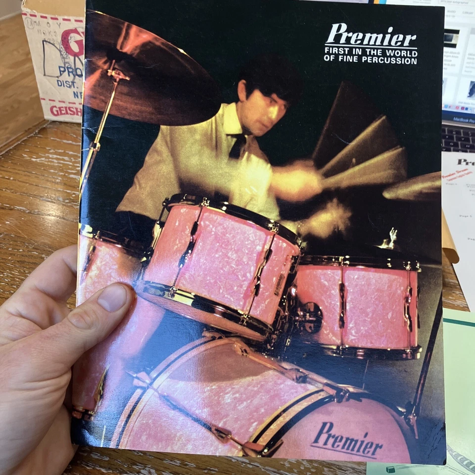 Premier Drum 1968 1969 каталог с почтовым конвертом и дополнениями с ценником 68 10222 - Изображение 2 из 4