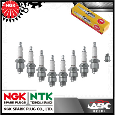 8-Pack NGK BR6FS Spark Plugs - Replacement Sparkplugs (Stock No 4323) For Various Engines