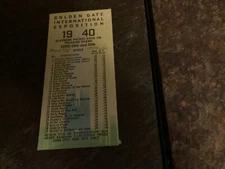 1940 Golden Gate Exposition Southern Pacific Treasure Island Concession Card