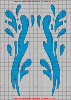 DRP2001PT Splash General Paint Mask/ Stencil Kit