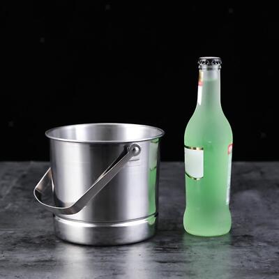 1L Edelstahl Behälter Eiskübel Eishalter mit Klemmhöhe 12,5 cm für