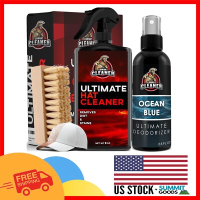 Complete Hat Maintenance Kit: Cleaner, Brush & Deodorizer for Every Hat Type