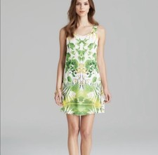 Alice + Olivia • Fierra T-Back Mini Dress in Sunburst Palm • SZ XS • Retail $275