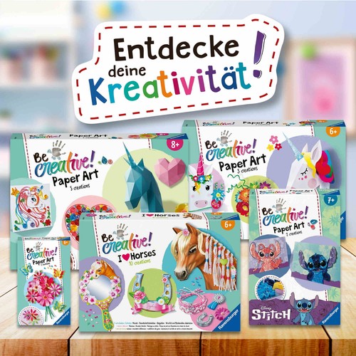 Ravensburger Creation kreative Grundtechniken Be Creative Bastelset Pferde 23751 - Bild 8 von 9