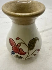 O’Neil Waterford Pottery Budvase Handcrafted Flowers Has Label On Back & Signed 