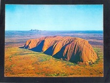 E4439 Australia NT Ayers Rock Uluru Olgas Aerial View Murfett postcard