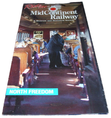 2001-2002 MID CONTINENT RAILWAY TIMETABLE AND  BROCHURE 