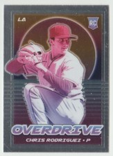 2021 Panini Chronicles Overdrive #3 Chris Rodriguez RC Baseball Card Angels