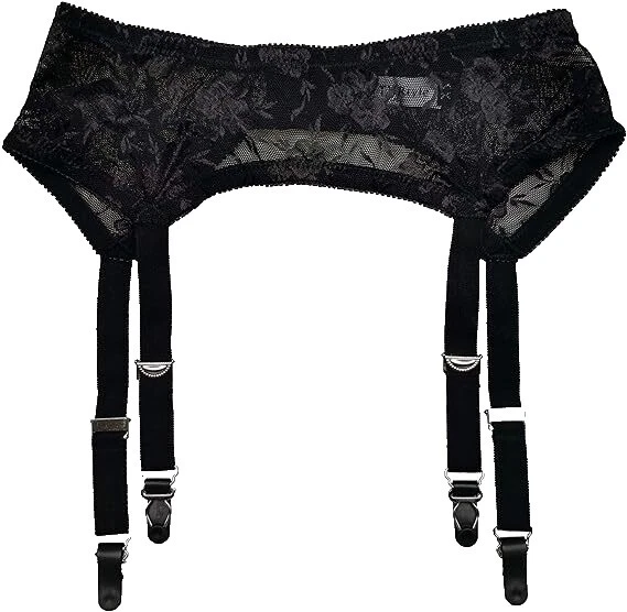 Black Vintage Garter Belts for Women