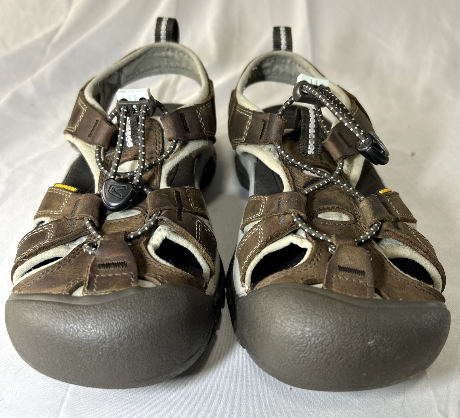 Sandali da trekking Keen Newport H2 marroni impermeabili da uomo taglia 6