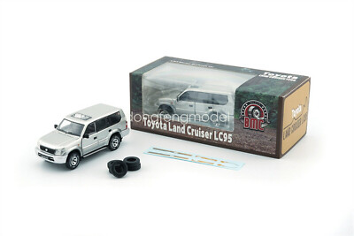 BMC 1/64 Toyota Land Cruiser Prado LC95 Silver Diecast Car | eBay