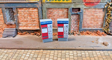 2 Stück Fahrkartenautomat DB Ticketautomat  1:87 H0 für Bahnsteig, Bahnhof etc.