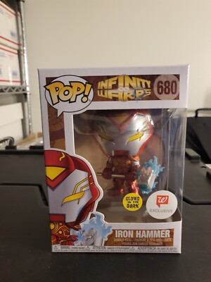 Funko POP! Infinity Warps Iron Hammer #680 Glow In The Dark Walgreens Exclusive