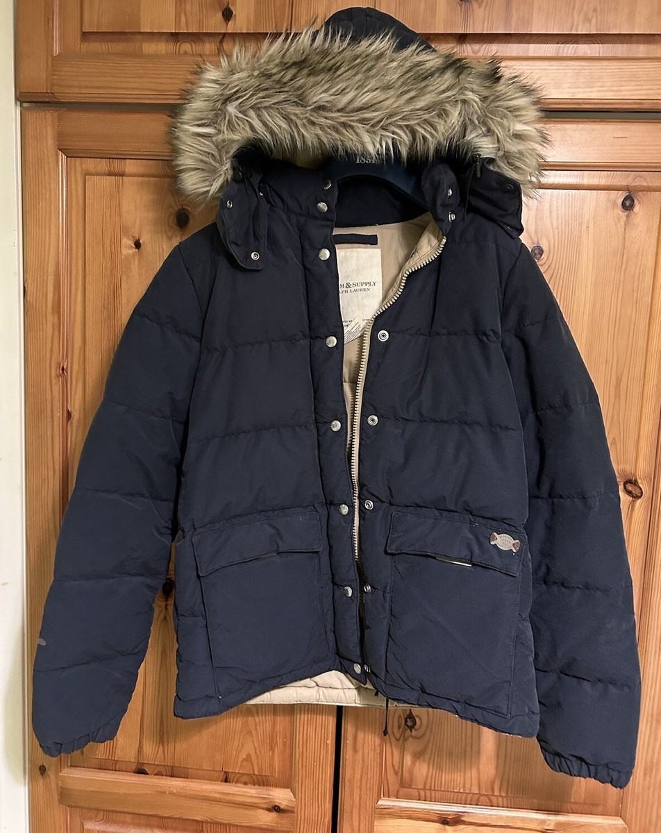 RALPH LAUREN DENIM SUPPLY WOMEN'S DOWN FEATHERS JACKET SZ M UK