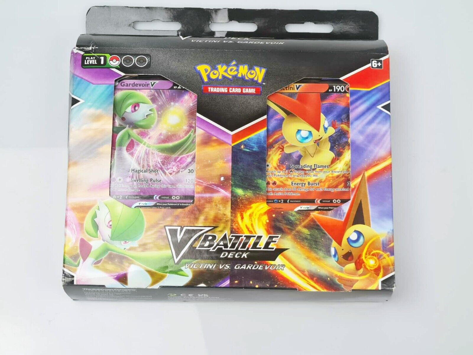 Pokemon TCG V Battle Deck Bundle: Victini VS Gardenoir Factory Sealed Box  820650809484