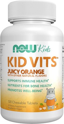 Now Kids - Kid Vits Orange Splash 120 Chewables by NOW