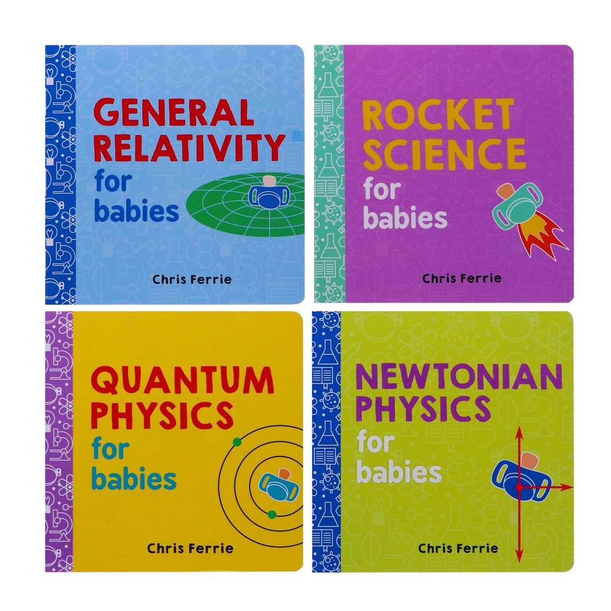 Baby University Series By Chris Ferrie 4 Books Collection Set