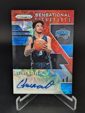 CHUMA OKEKE SENSATIONAL SIGNATURES AUTO 2019-20 PANINI PRIZM CHOICE RED RC