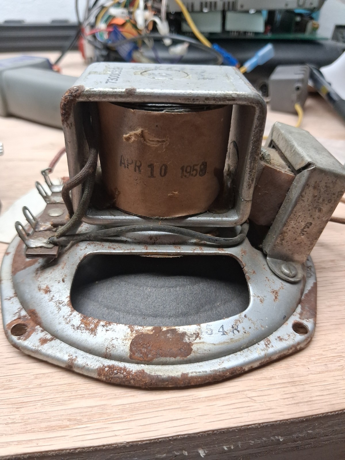 Vintage 1958 Stromberg? 5'' Field Coil Speaker - Passed Audio - second product detail image